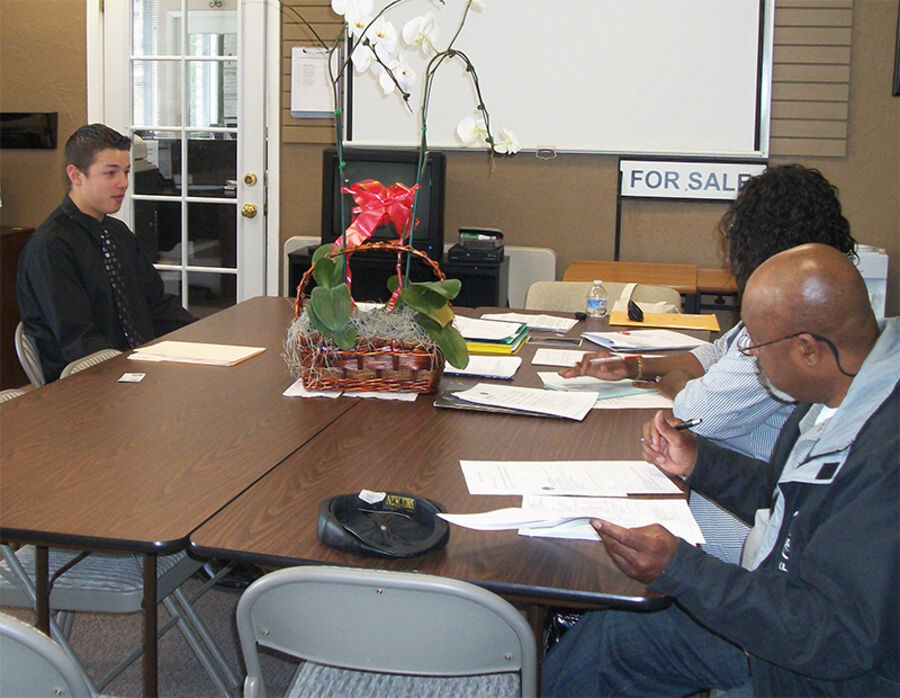 A scholarship interview